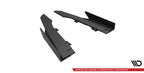 Street Pro Rear Side Splitters + Flaps Audi RS6 Avant C6