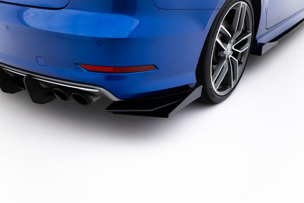 Splitters laterales traseros Street Pro + flaps Audi S3 Berlina Sedán 8V