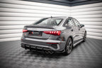 Splitters laterales traseros Street Pro + Flaps Audi S3 Berlina Sedán 8Y
