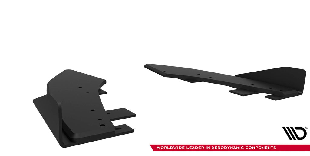 Splitters laterales traseros Street Pro + flaps Audi S3 Berlina Sedán 8Y Facelift