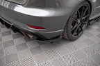 Splitters laterales traseros Street Pro + Flaps Audi S3 Sportback 8v Facelift