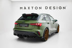 Splitters laterales traseros Street Pro + Flaps Audi S3 Sportback 8y Facelift