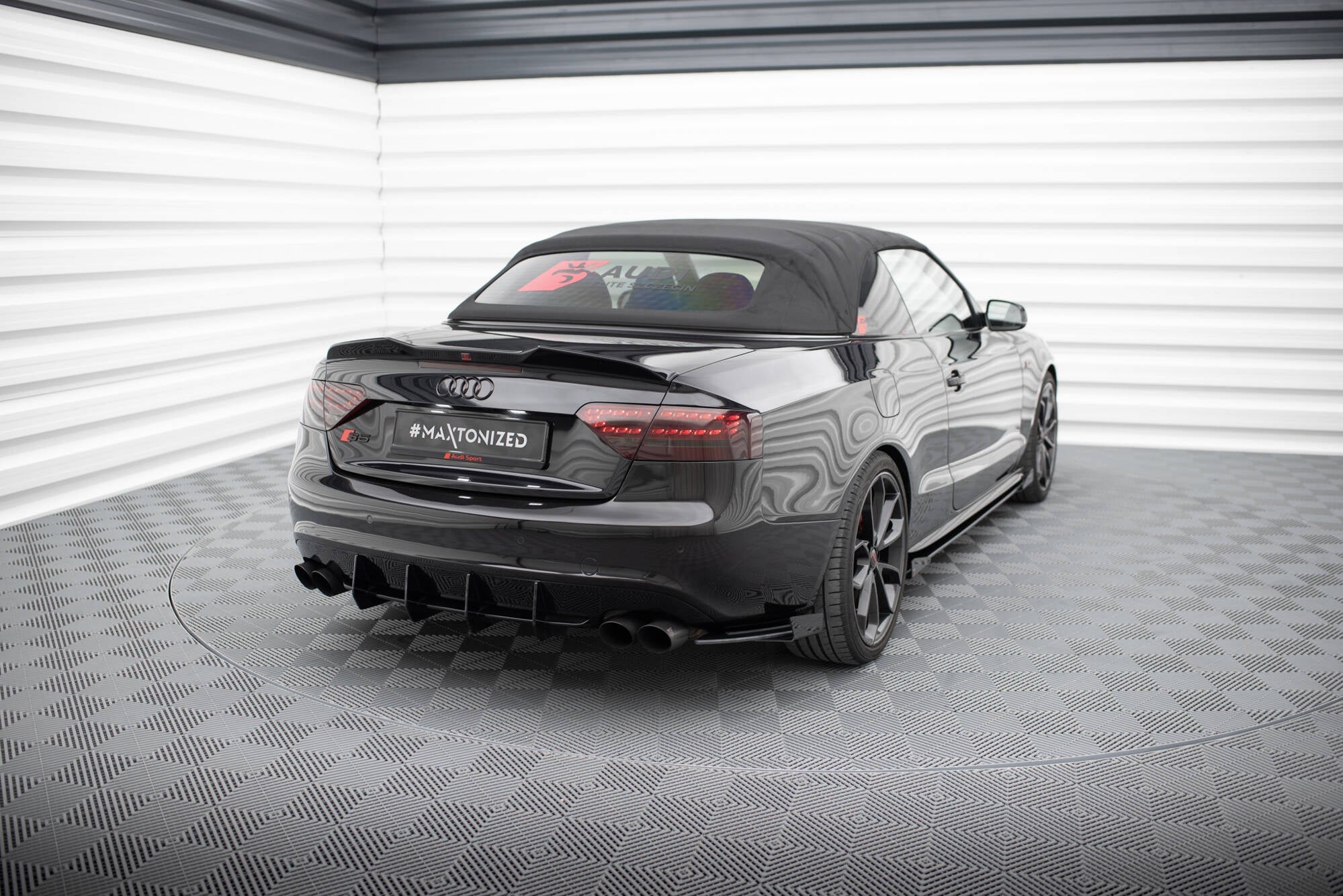 Splitters laterales traseros Street Pro + Flaps Audi S5 A5 S-Line Coupé Cabrio 8T