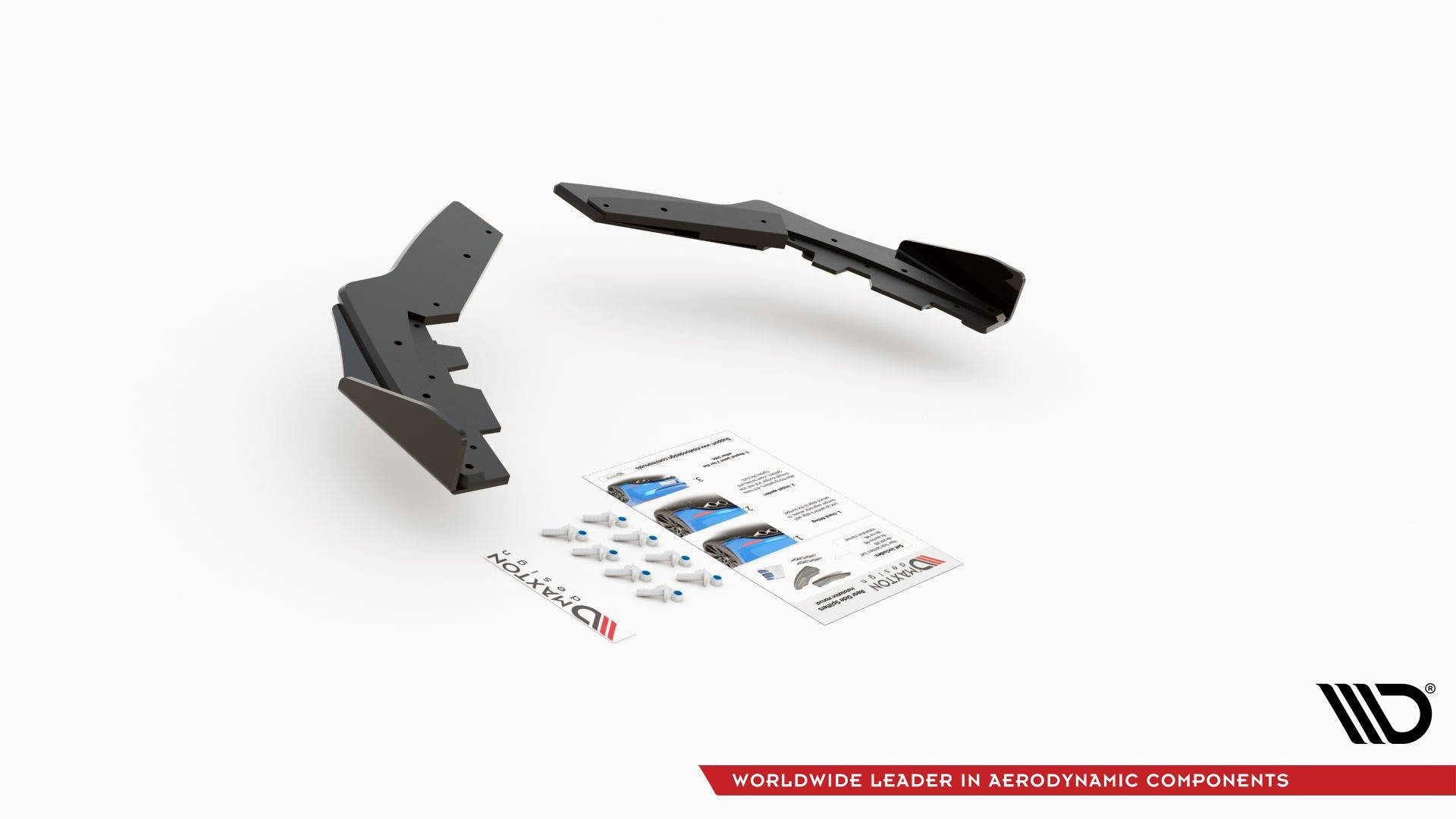 Splitters laterales traseros Street Pro + Flaps BMW M135i F20