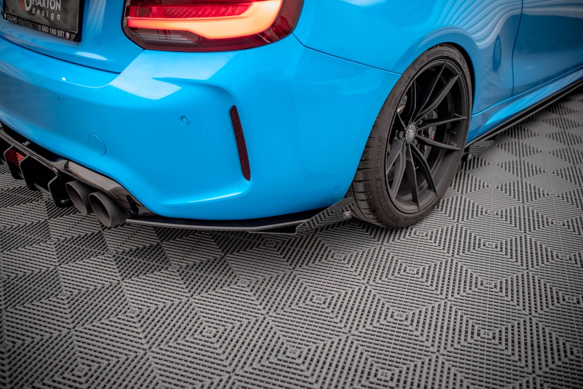 Splitters laterales traseros Street Pro Flaps BMW M2 F87