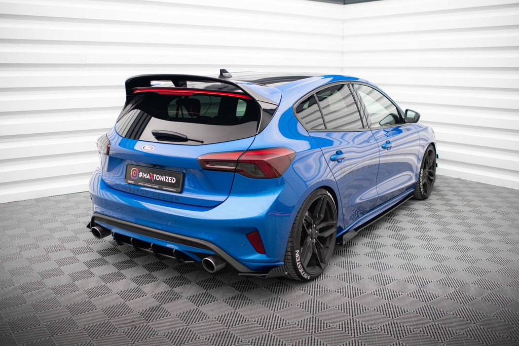 Splitters laterales traseros Street Pro + Flaps Ford Focus ST Mk4