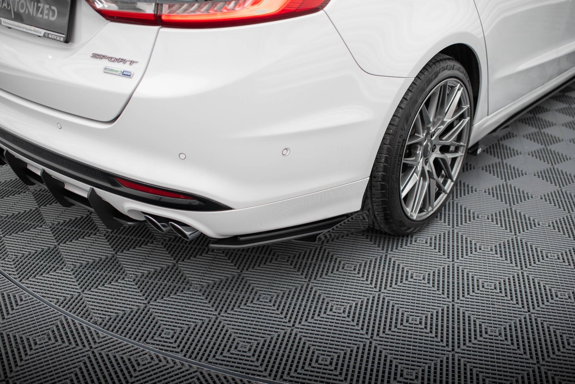 Splitters laterales traseros Street Pro Flaps Ford Mondeo Sport Mk5 Facelift Fusion Sport Mk2