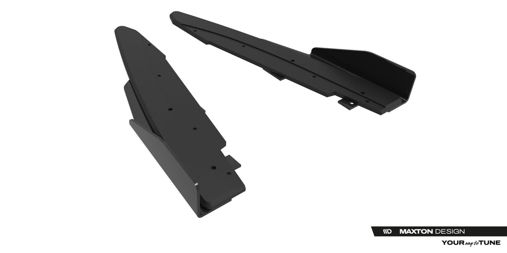 Splitters laterales traseros Street Pro Flaps Ford Mustang Dark Horse Mk7