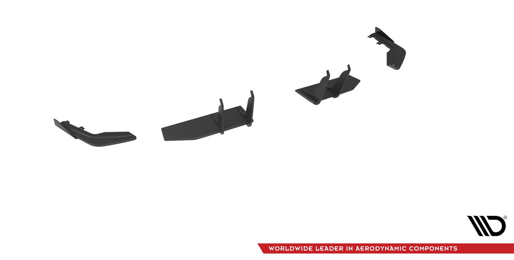 Splitters laterales traseros Street Pro Flaps Honda Civic Type R MK11