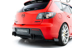 Rear Side Splitters Street Pro + Flaps Mazda 3 MPS Mk1 EU Version