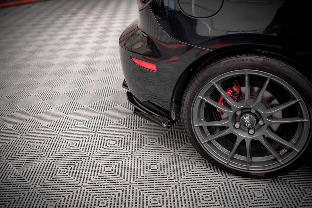 Splitters laterales traseros Street Pro Flaps Mazda 3 MPS Mk1 Versión USA
