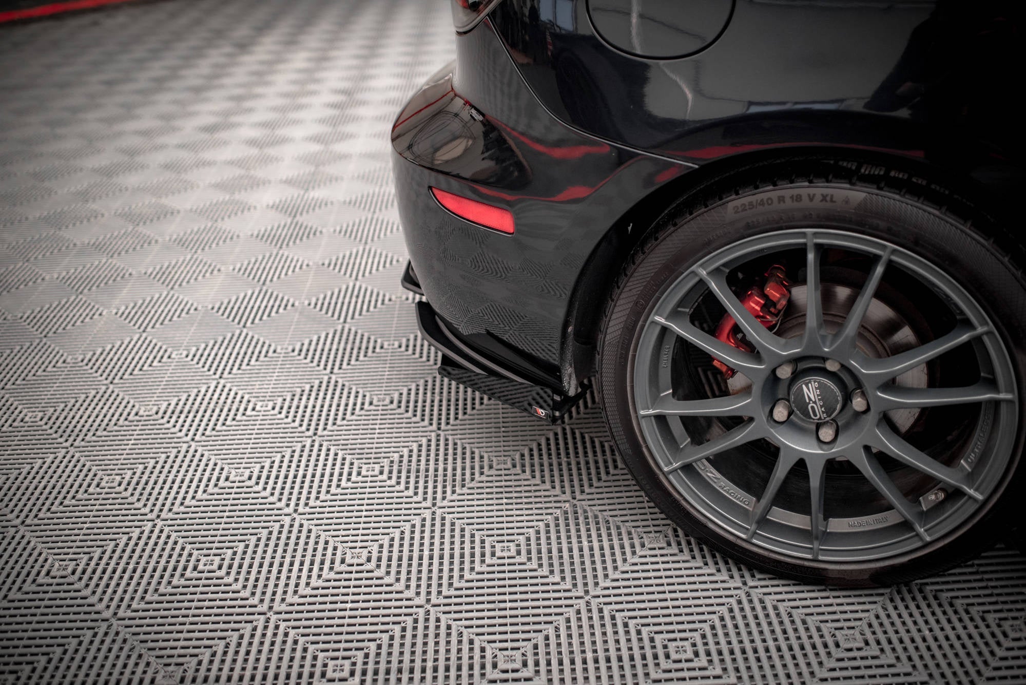 Splitters laterales traseros Street Pro Flaps Mazda 3 MPS Mk1 Versión USA