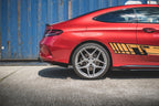 Splitters laterales traseros Street Pro Flaps Mercedes AMG C43 Coupé C205