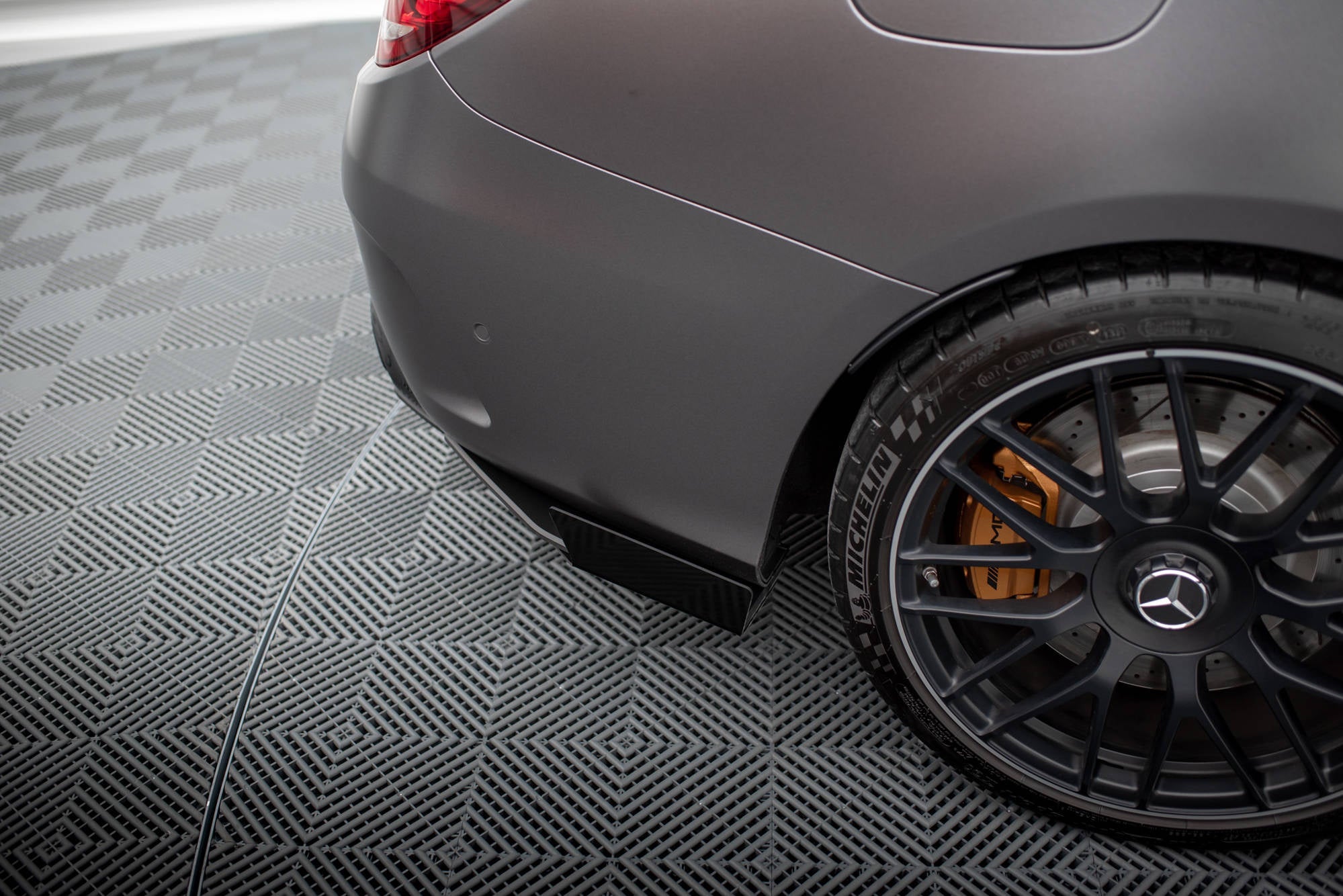 Splitters laterales traseros Street Pro Flaps Mercedes AMG C63 Berlina Sedán Familiar W205 Facelift