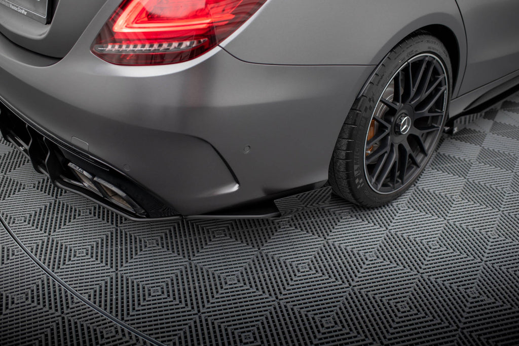 Splitters laterales traseros Street Pro Flaps Mercedes AMG C63 Berlina Sedán Familiar W205 Facelift