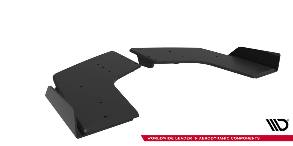 Street Pro Rear Side Splitters Flaps Mitsubishi Lancer EVO X Mk10