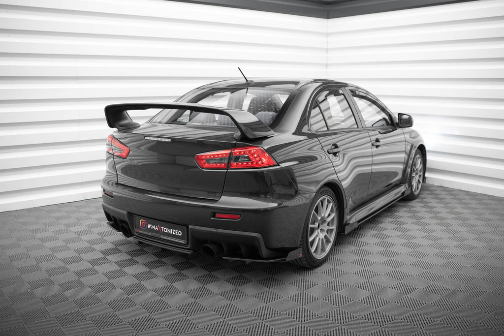 Street Pro Rear Side Splitters Flaps Mitsubishi Lancer EVO X Mk10