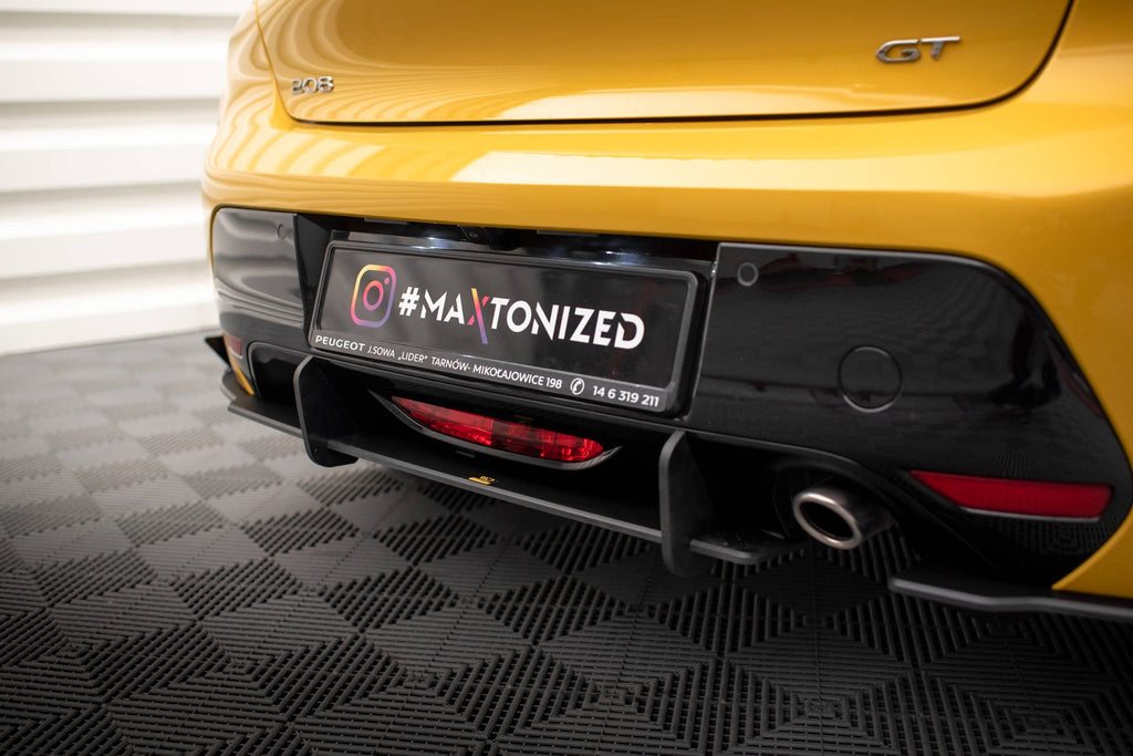 Street Pro Flaps Rear Side Splitters Peugeot 208 GT Mk2