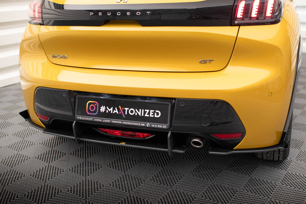 Street Pro Flaps Rear Side Splitters Peugeot 208 GT Mk2