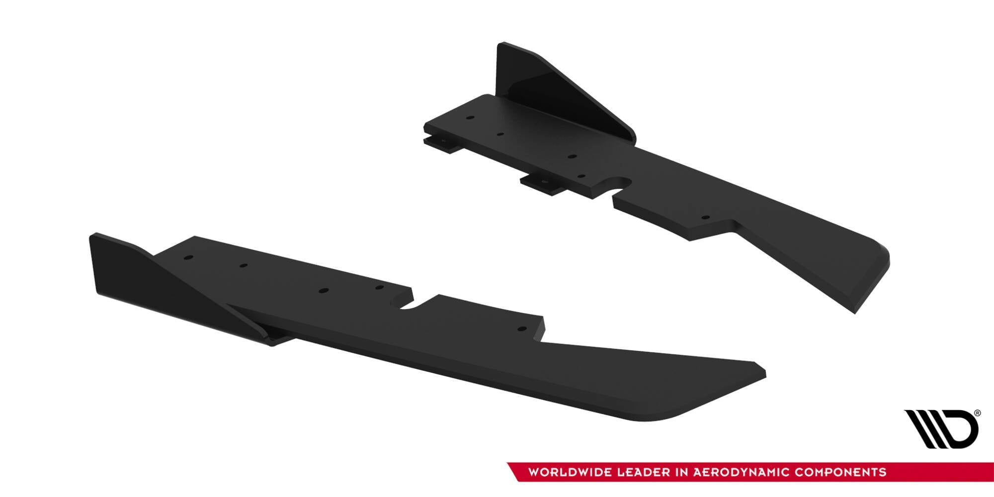 Splitters laterales traseros Street Pro + Flaps Subaru Impreza WRX STI Mk3 Facelift