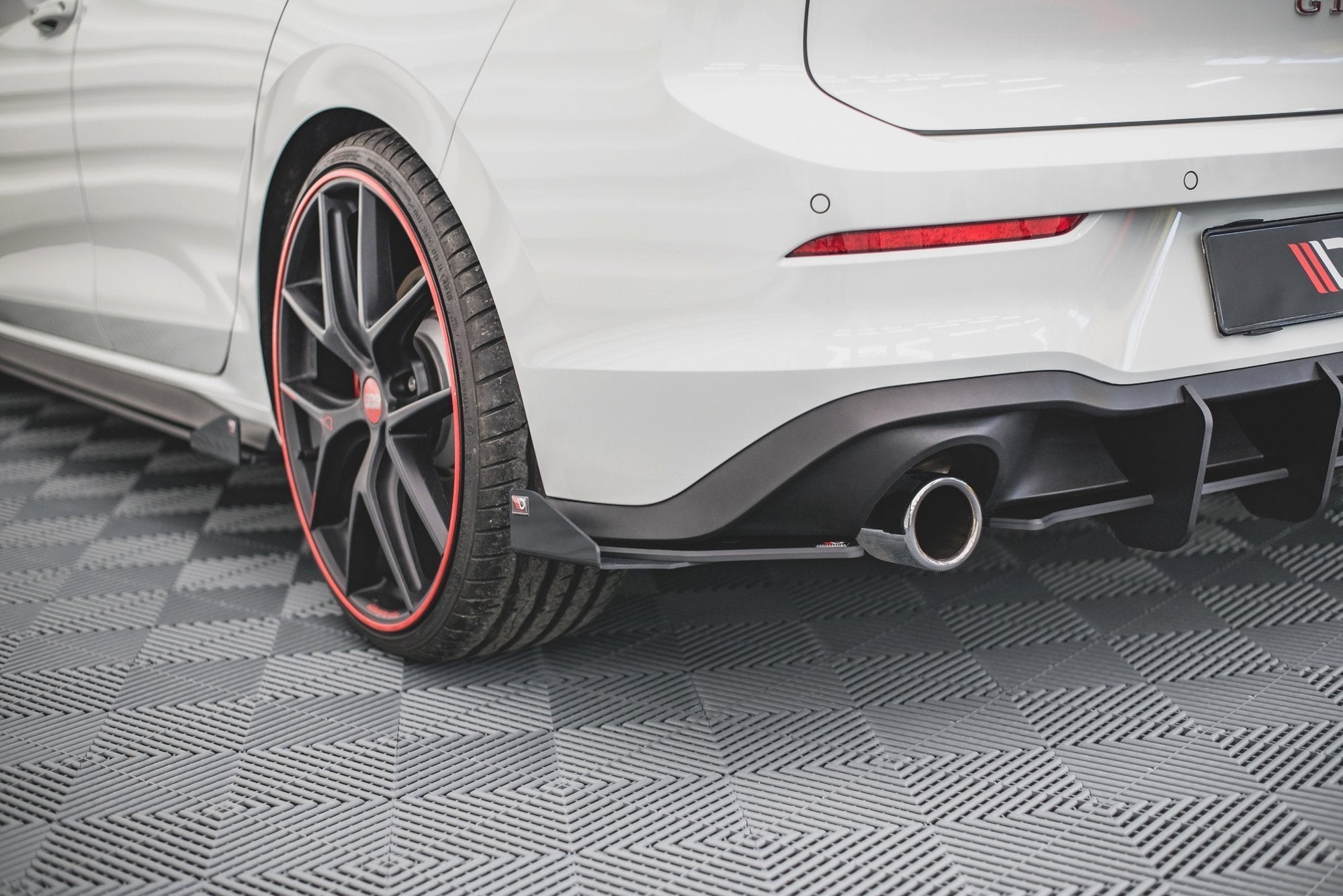 Splitters laterales traseros Street Pro Flaps Volkswagen Golf GTI GTE R-Line Mk8