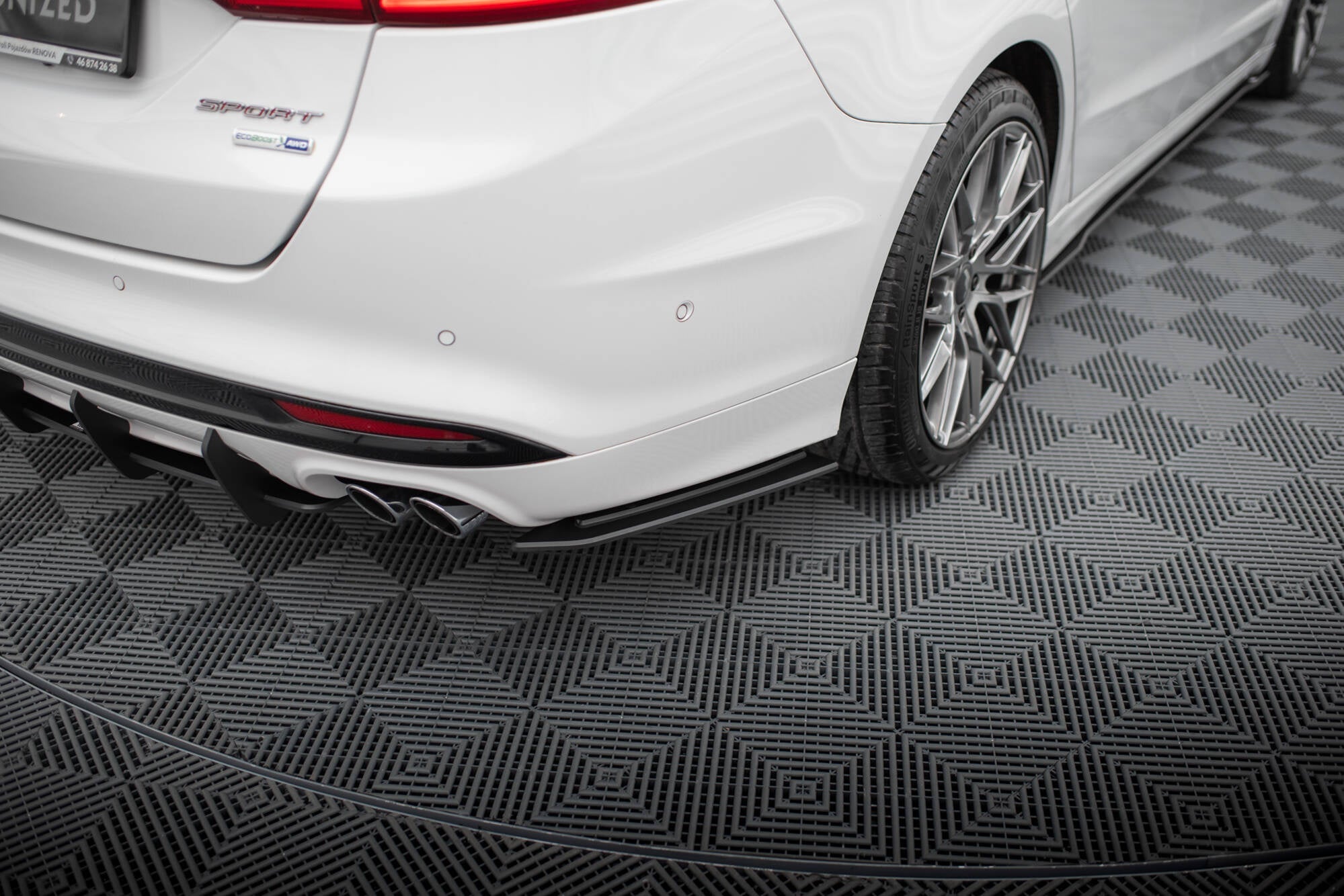 Splitters laterales traseros Street Pro Ford Mondeo Sport Mk5 Facelift Fusion Sport Mk2 Facelift