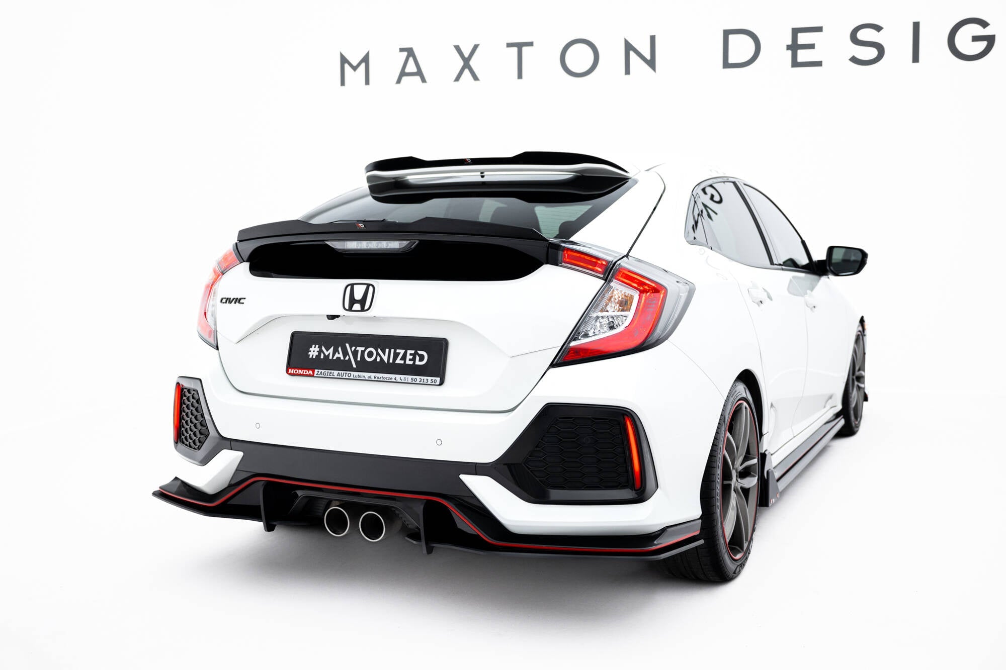 Splitters laterales traseros Street Pro Honda Civic Sport MK10