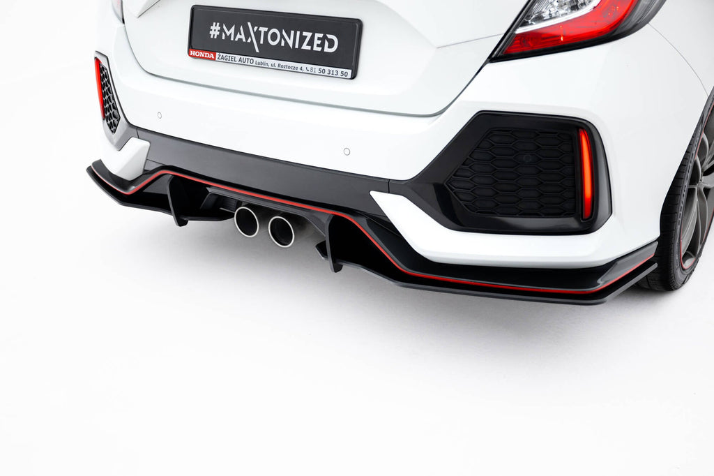 Splitters laterales traseros Street Pro Honda Civic Sport MK10