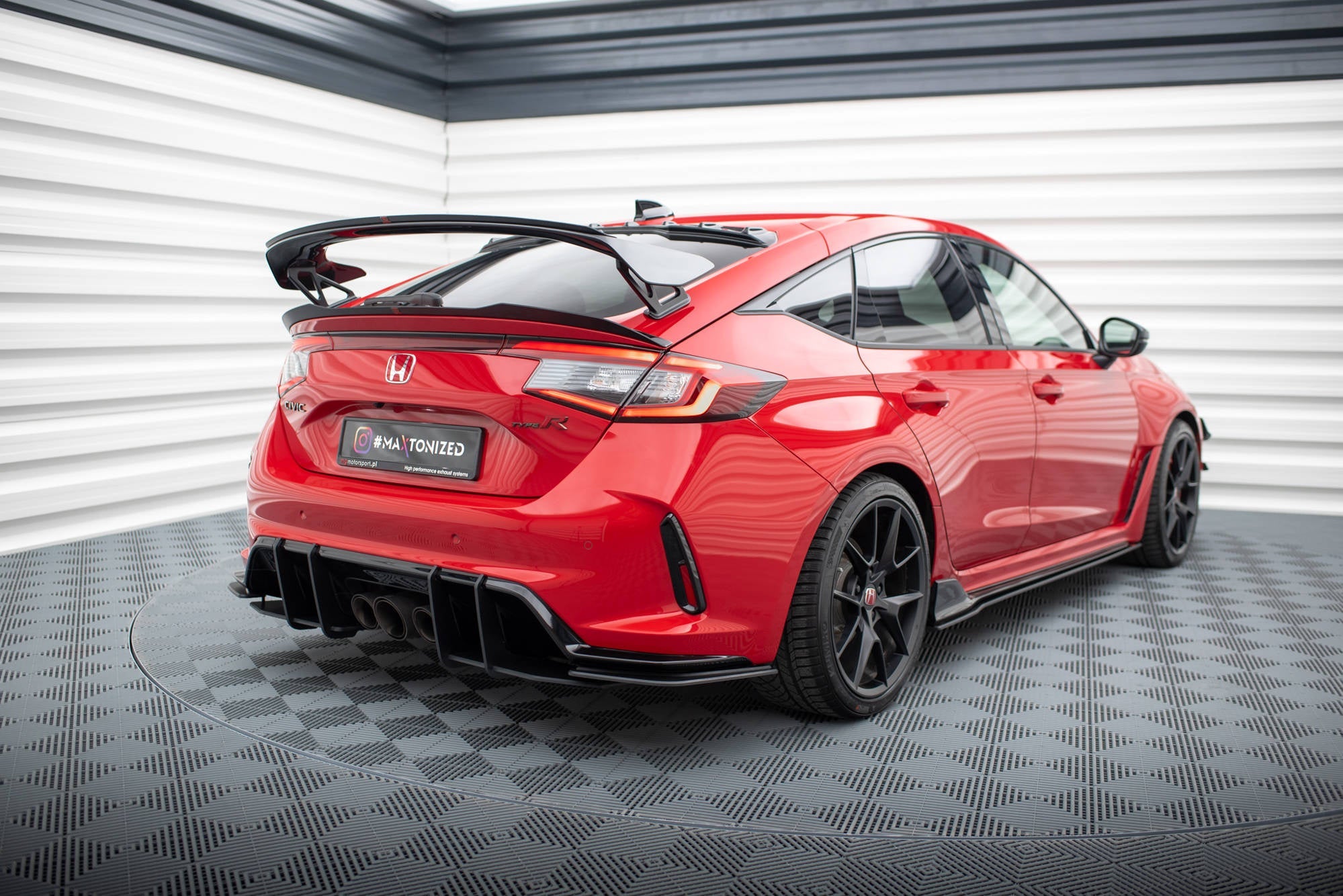 Splitters laterales traseros Street Pro Honda Civic Type R MK11