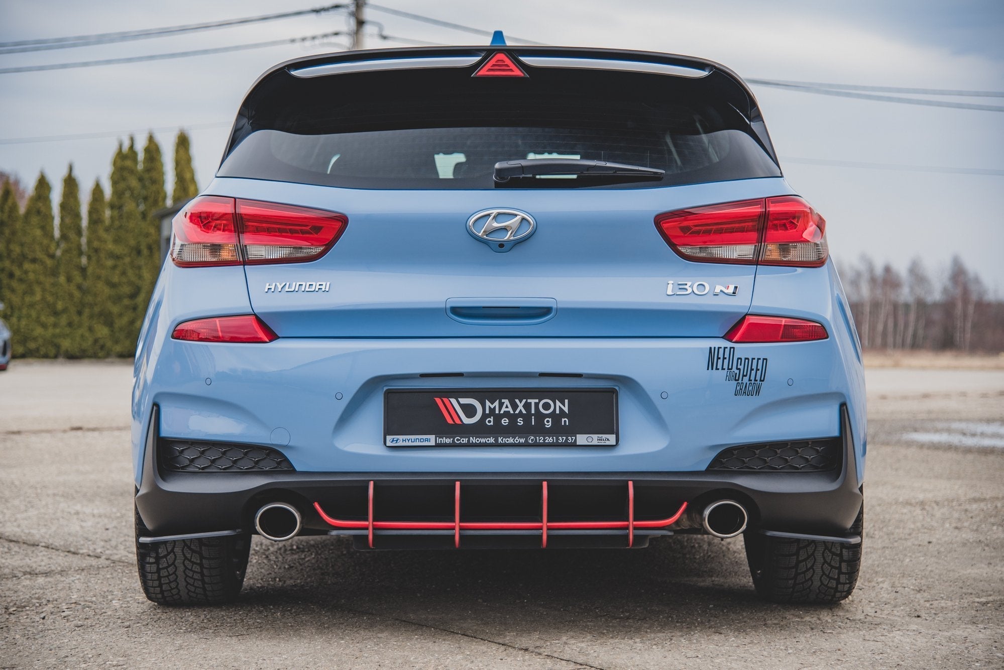 Splitters laterales traseros Street Pro Hyundai I30 N Mk3 Hatchback