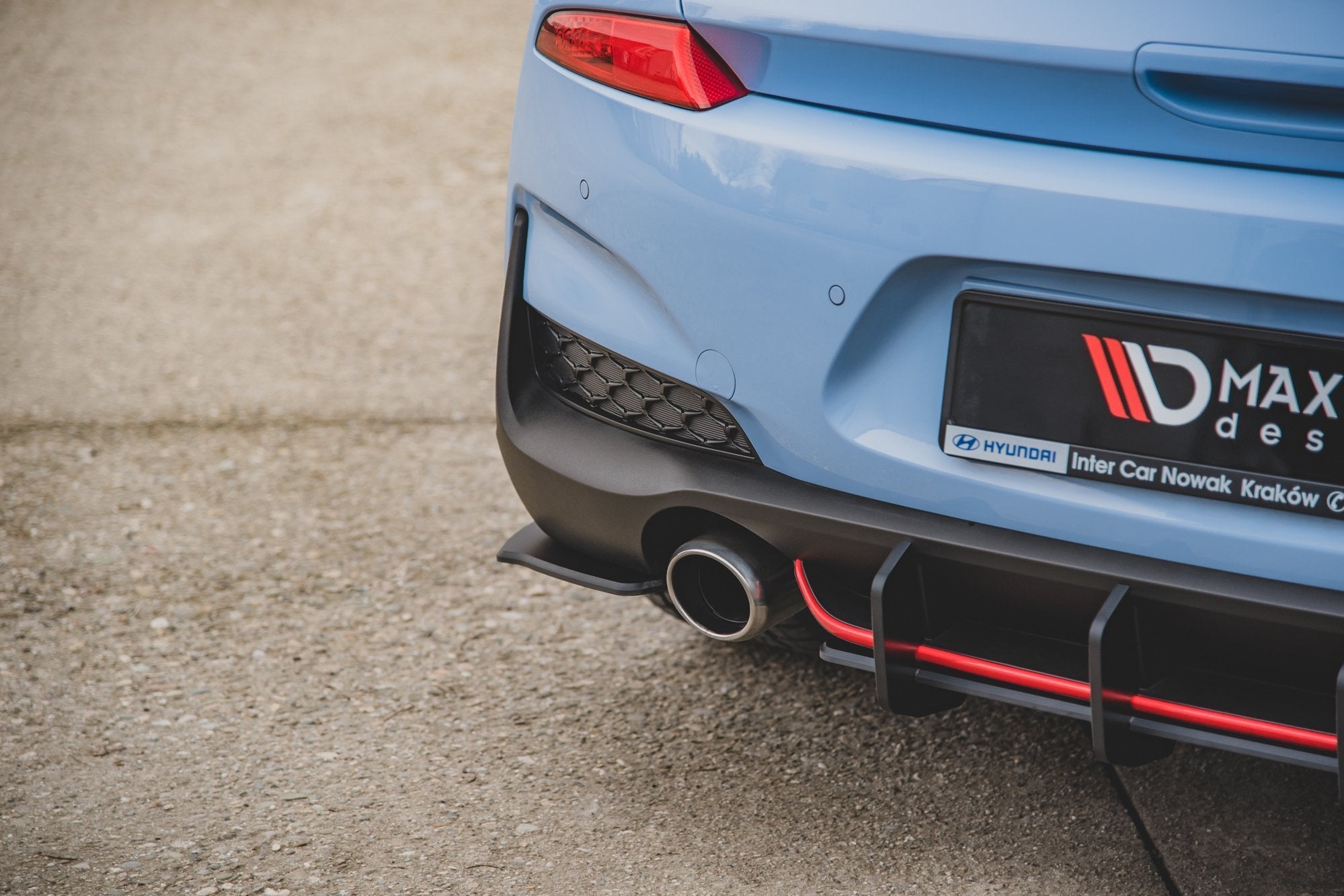 Splitters laterales traseros Street Pro Hyundai I30 N Mk3 Hatchback