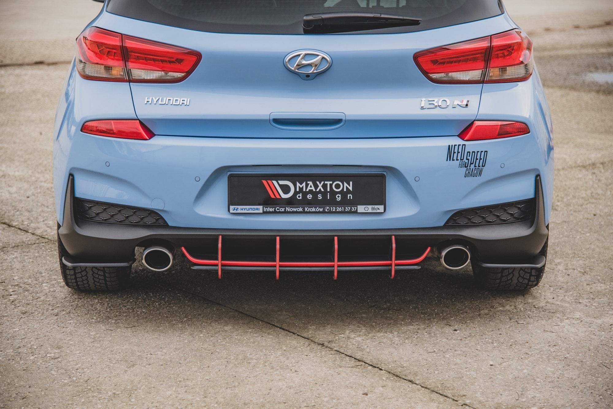 Splitters laterales traseros Street Pro Hyundai I30 N Mk3 Hatchback