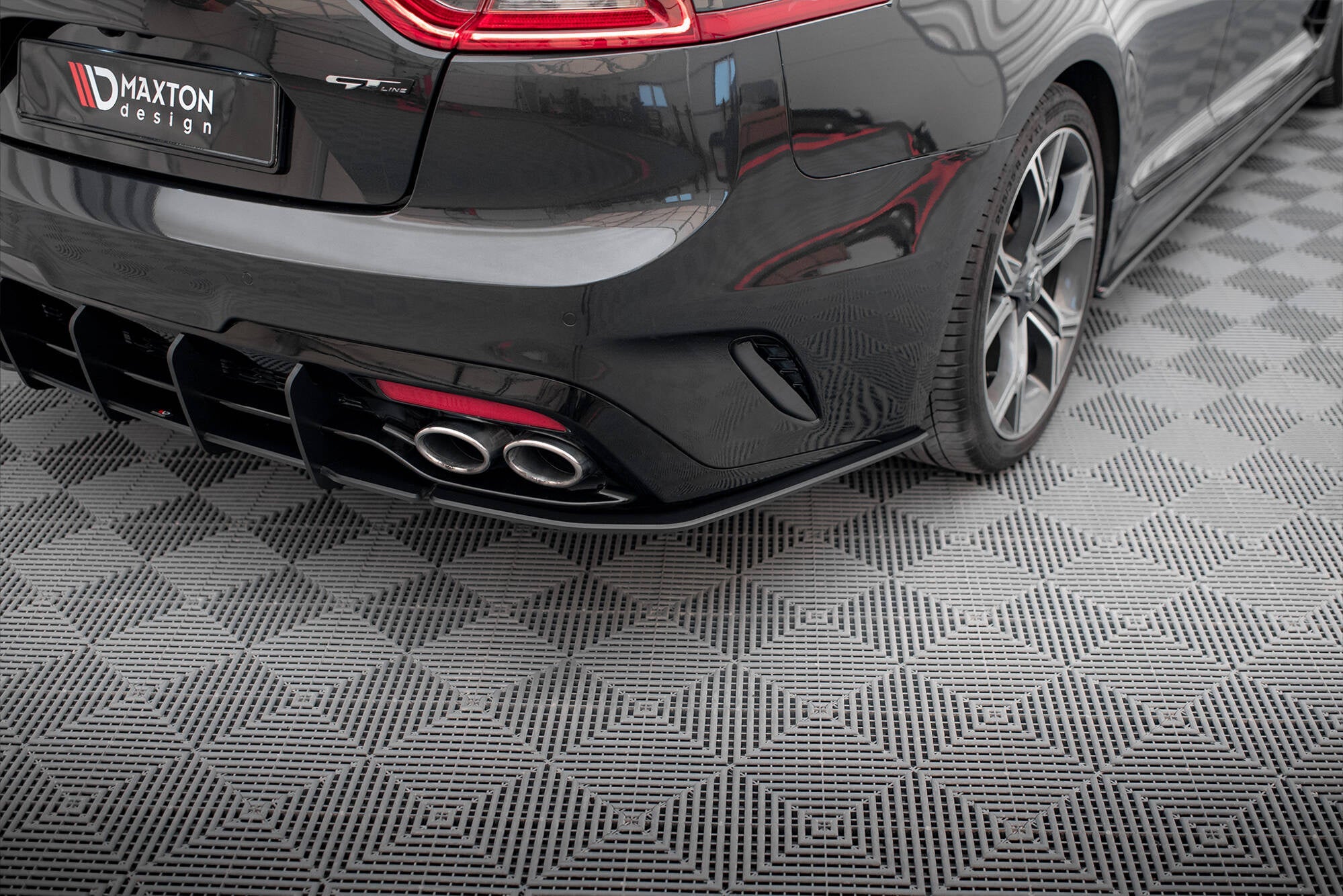Splitters laterales traseros Street Pro KIA Stinger GT Line Mk1