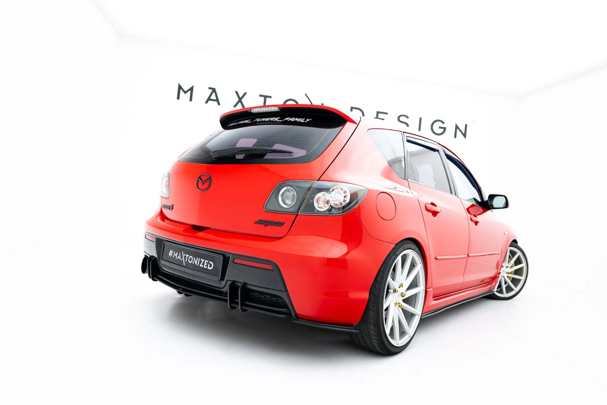 Splitters laterales traseros Street Pro Mazda 3 MPS Mk1 Versión EU