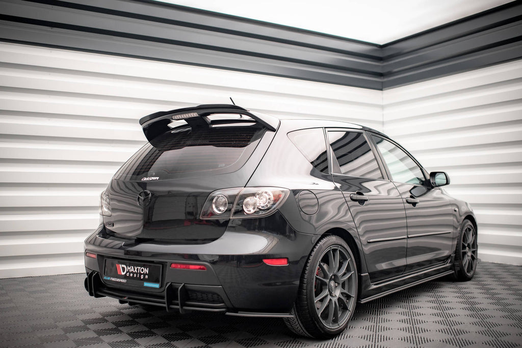 Splitters laterales traseros Street Pro Mazda 3 MPS Mk1 Versión USA