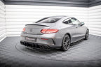Street Pro Rear Side Splitters Mercedes AMG C43 Coupe Cabrio C205 Facelift A205 Facelift