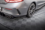 Street Pro Rear Side Splitters Mercedes AMG C43 Coupe Cabrio C205 Facelift A205 Facelift