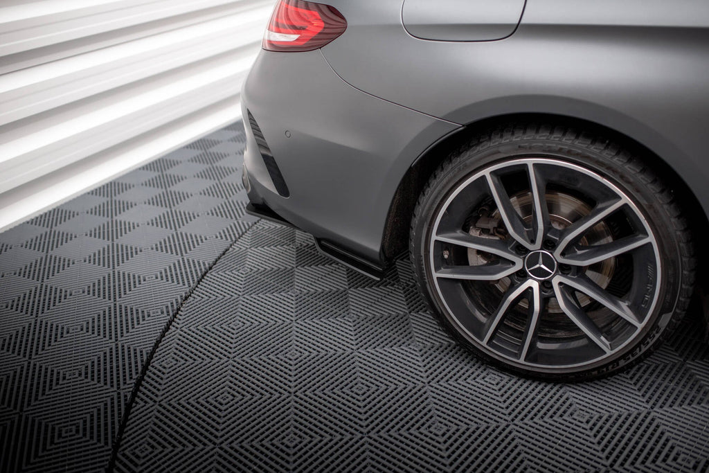 Street Pro Rear Side Splitters Mercedes AMG C43 Coupe Cabrio C205 Facelift A205 Facelift