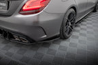 Splitters laterales traseros Street Pro Mercedes-AMG C63 Berlina Sedan Familiar W205 Facelift