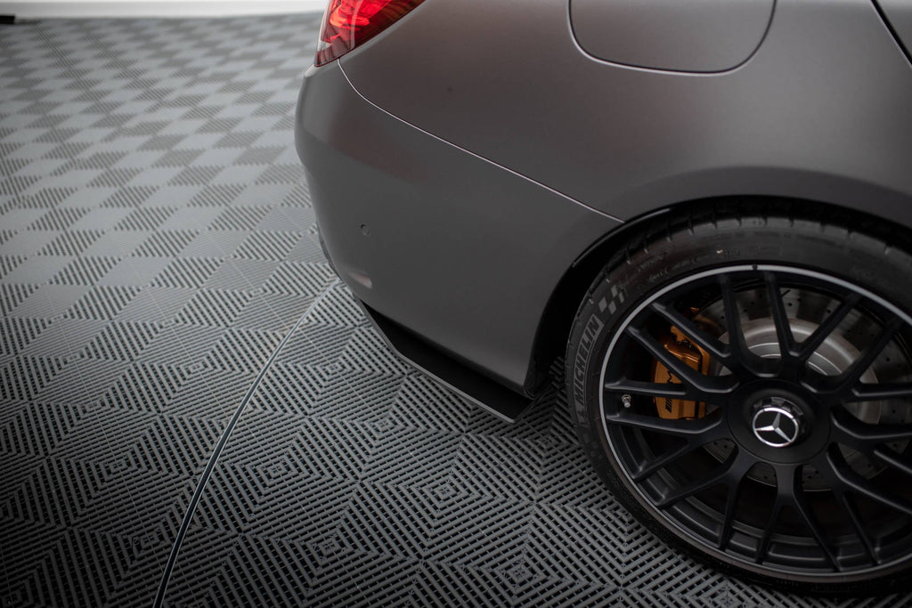 Splitters laterales traseros Street Pro Mercedes-AMG C63 Berlina Sedan Familiar W205 Facelift