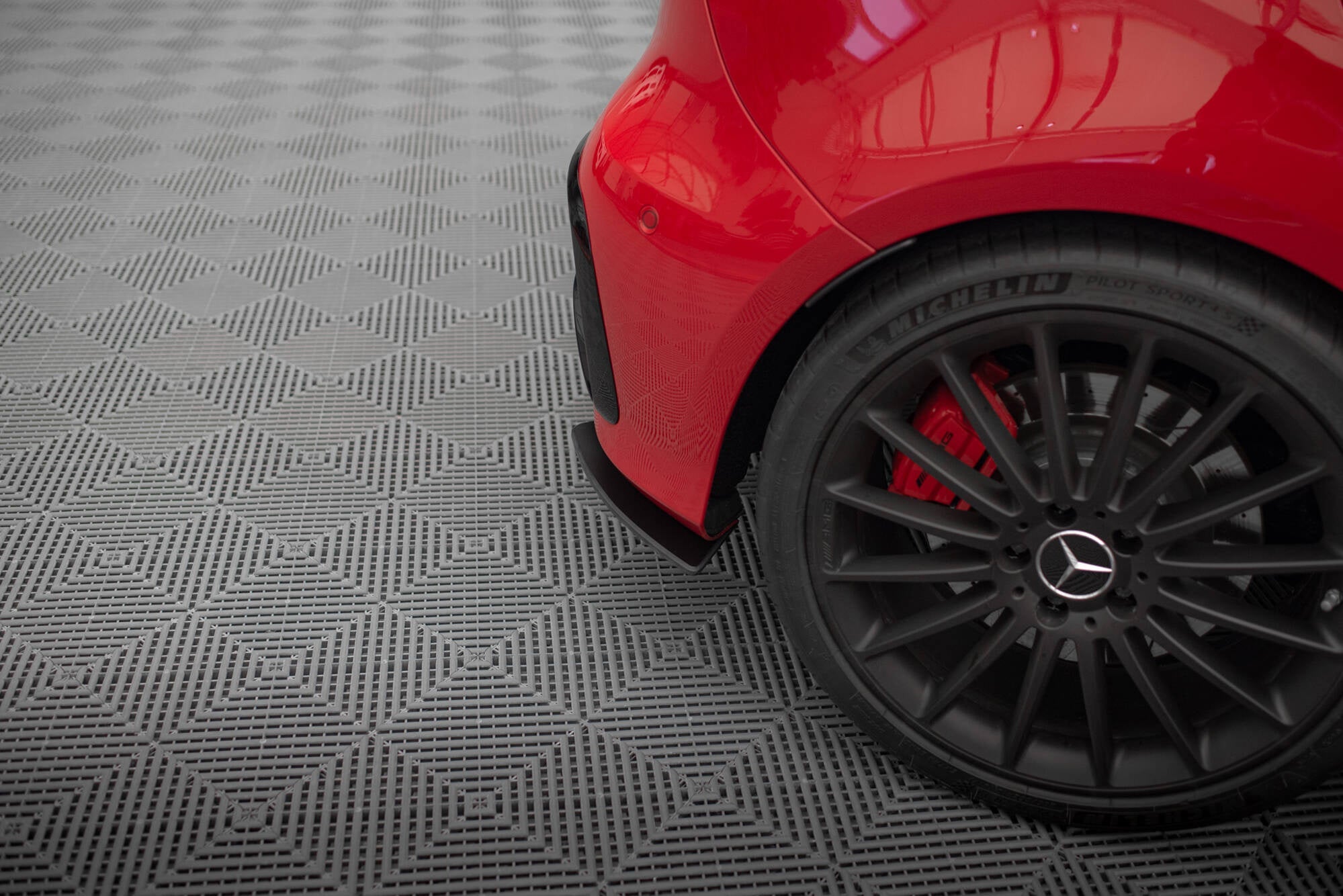 Splitters laterales traseros Street Pro Mercedes-Benz Clase A 45 AMG W176 Facelift