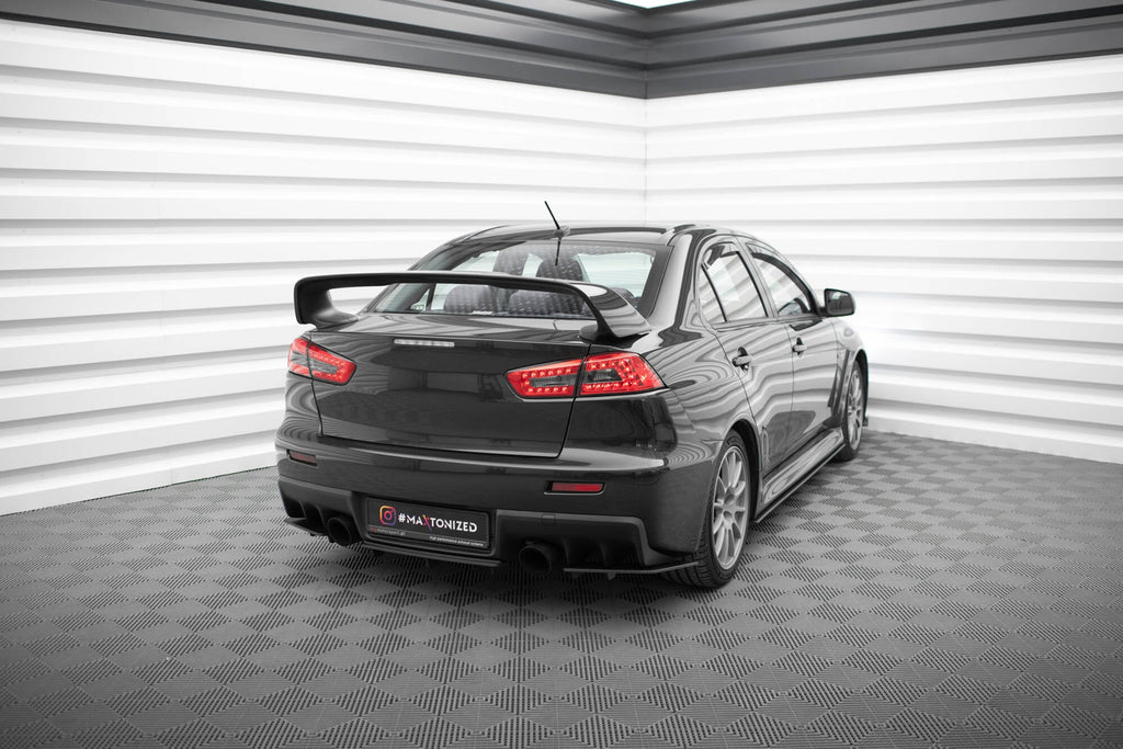 Street Pro Rear Side Splitters Mitsubishi Lancer EVO X Mk10