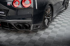 Splitters laterales traseros Street Pro Nissan GT-R R35 Facelift
