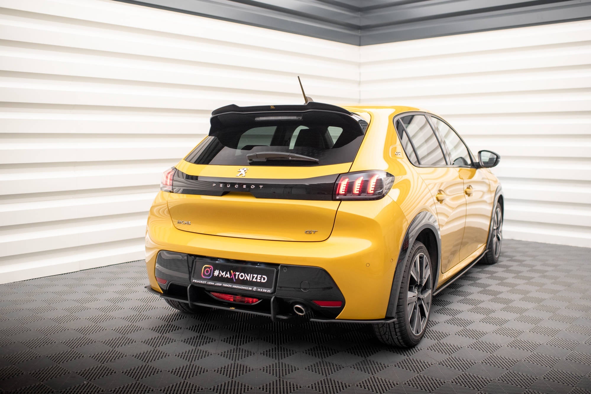 Splitters laterales traseros Street Pro Peugeot 208 GT Mk2