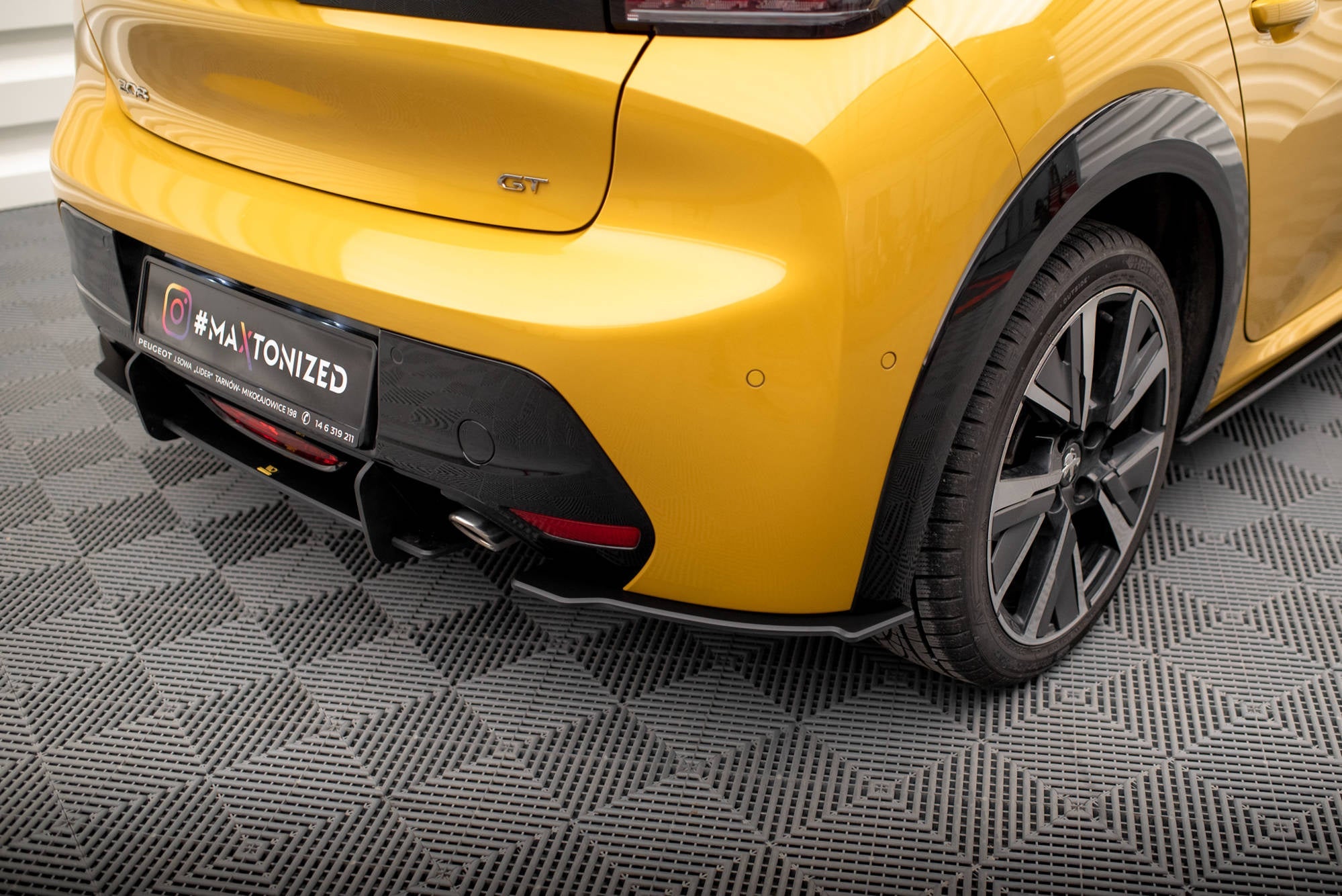Splitters laterales traseros Street Pro Peugeot 208 GT Mk2