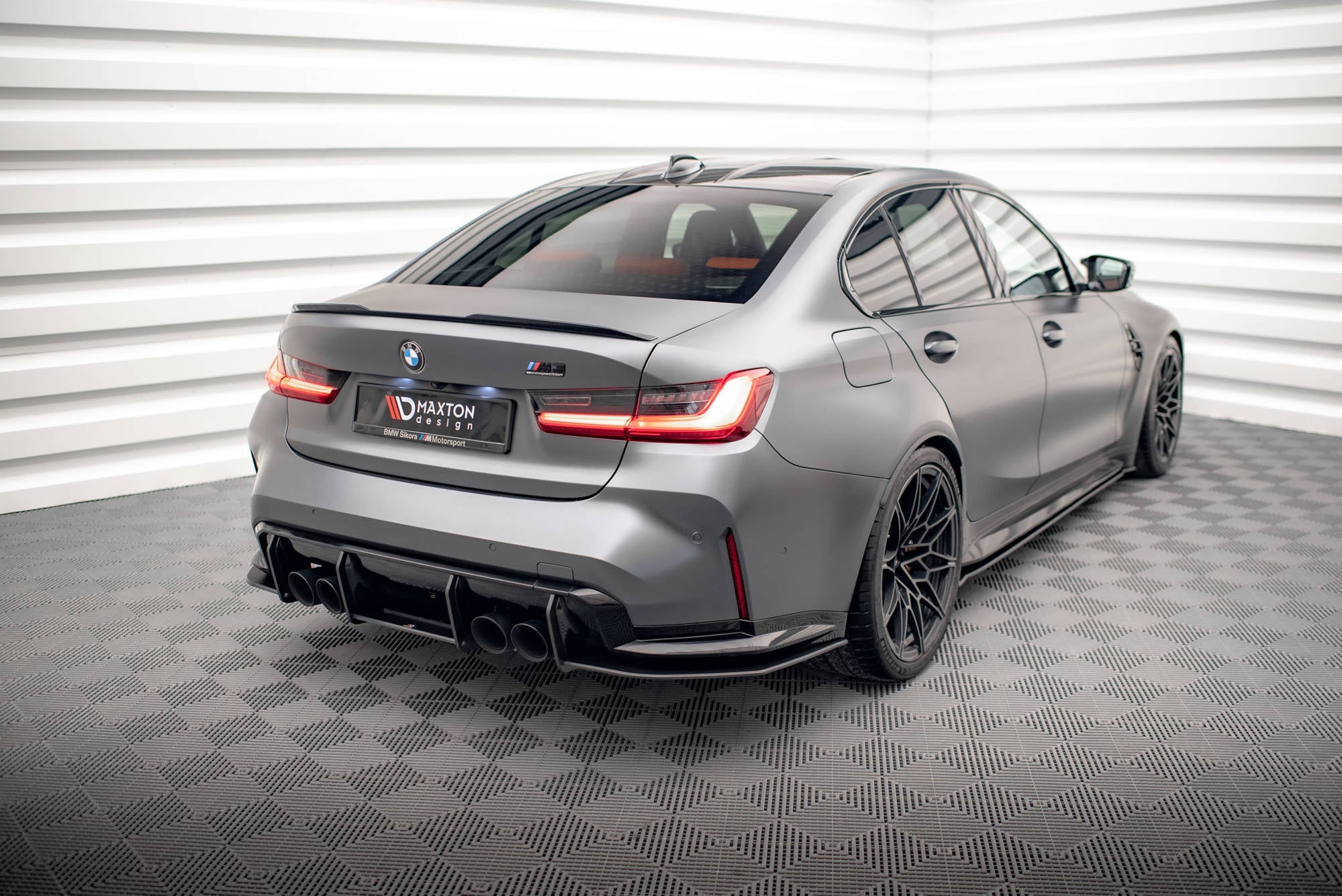 Splitters laterales traseros Street Pro V1 BMW M3 Berlina Sedán Touring G80 G81