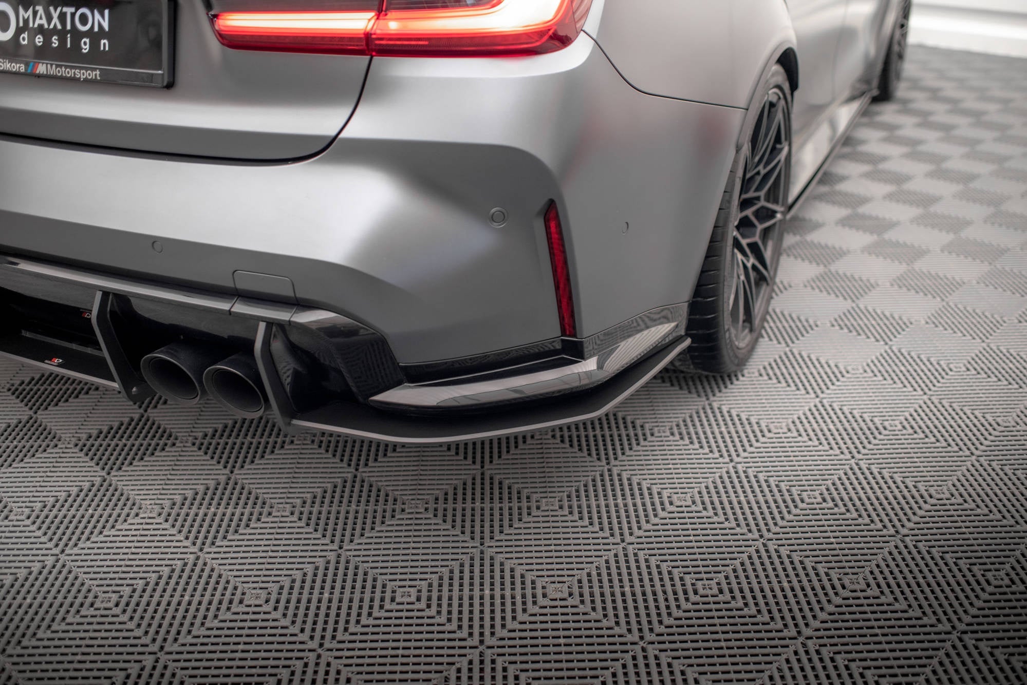 Splitters laterales traseros Street Pro V1 BMW M3 Berlina Sedán Touring G80 G81