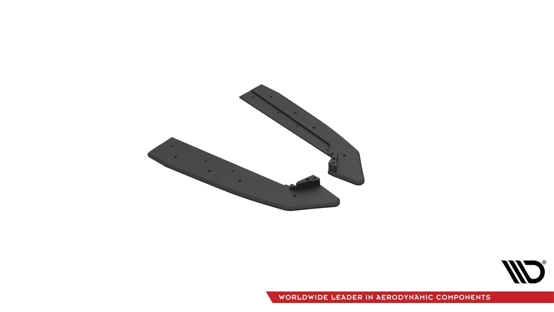 Splitters laterales traseros Street Pro V1 Ford Mustang GT Mk6 Facelift