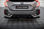 Splitters laterales traseros Street Pro V1 Honda Civic Sport MK10 Facelift