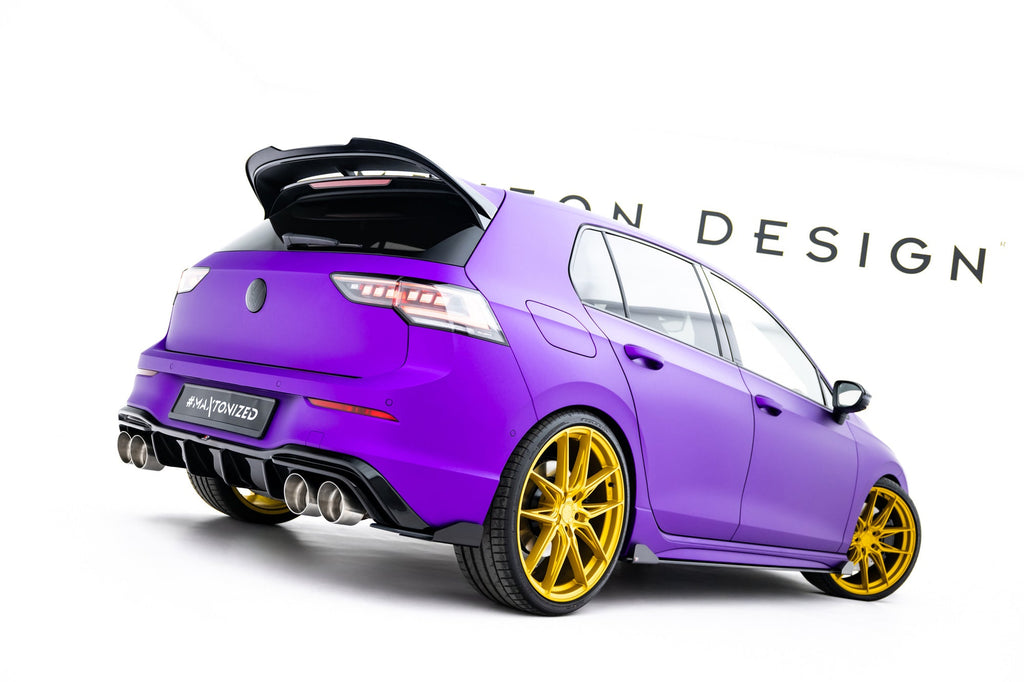 Street Pro V2 Rear Side Splitters V2 Flaps Volkswagen Golf R Hatchback Mk8 Facelift